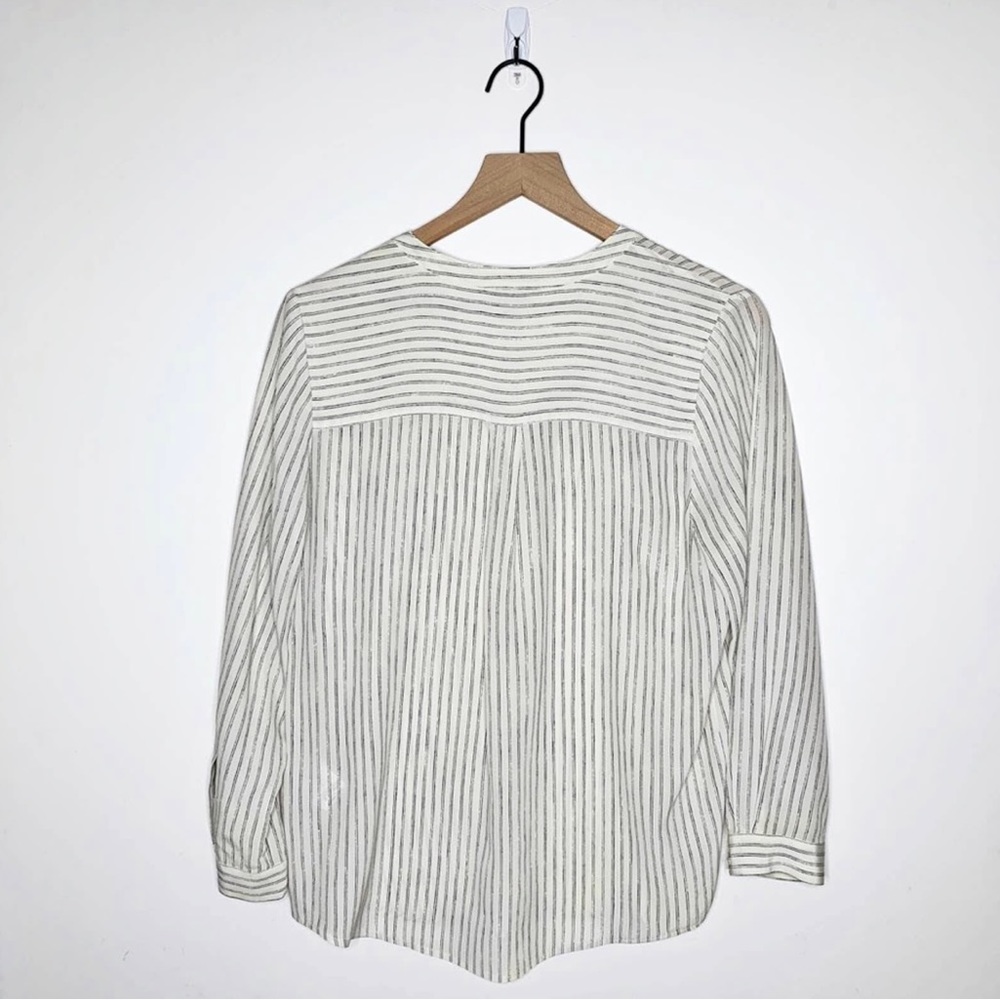 Joie Striped button down silk shirt